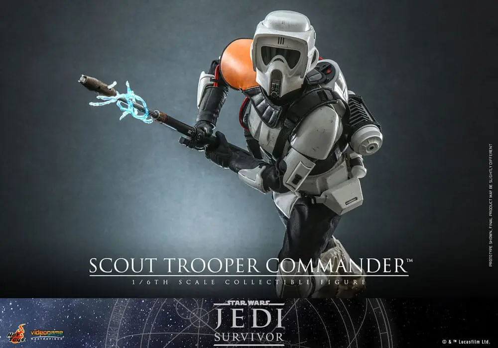 Star Wars: Jedi Survivor Videogame Masterpiece 1/6 Scout Trooper Commander akciófigura 30 cm termékfotó