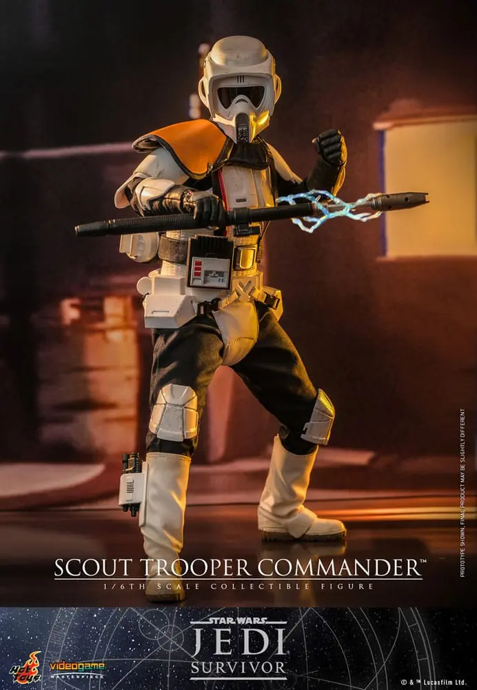 Star Wars: Jedi Survivor Videogame Masterpiece 1/6 Scout Trooper Commander akciófigura 30 cm termékfotó