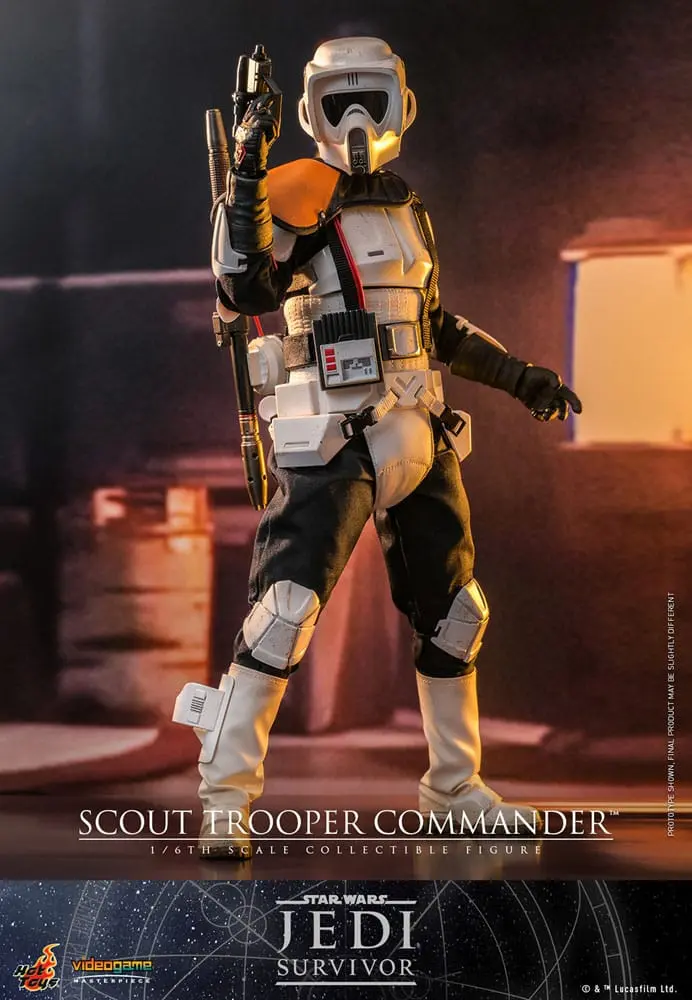 Star Wars: Jedi Survivor Videogame Masterpiece 1/6 Scout Trooper Commander akciófigura 30 cm termékfotó