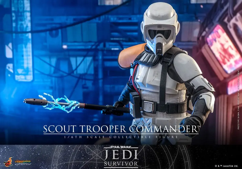 Star Wars: Jedi Survivor Videogame Masterpiece 1/6 Scout Trooper Commander akciófigura 30 cm termékfotó