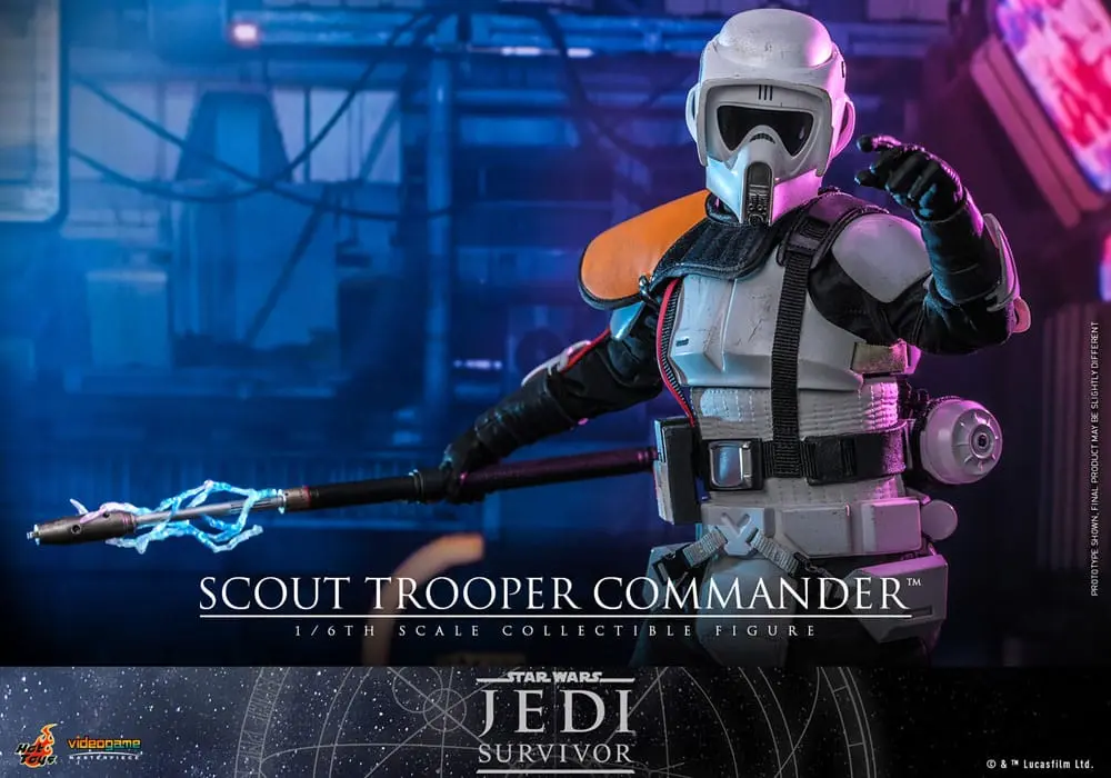 Star Wars: Jedi Survivor Videogame Masterpiece 1/6 Scout Trooper Commander akciófigura 30 cm termékfotó