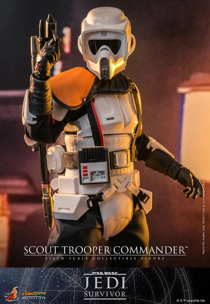 Star Wars: Jedi Survivor Videogame Masterpiece 1/6 Scout Trooper Commander akciófigura 30 cm termékfotó