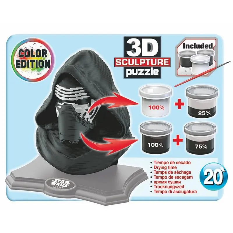 Star Wars Kylo Ren Color Edition 3D puzzle termékfotó