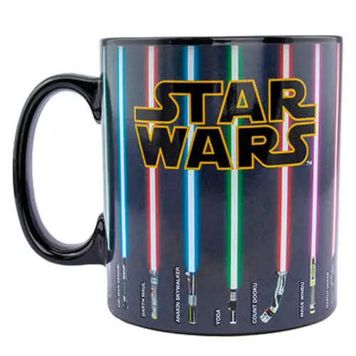 Star Wars Laser Swords XL hőre változó bögre termékfotó
