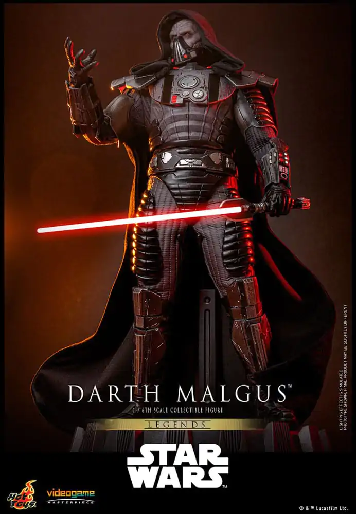 Star Wars Legends Videogame Masterpiece 1/6 Darth Malgus akciófigura 34 cm termékfotó