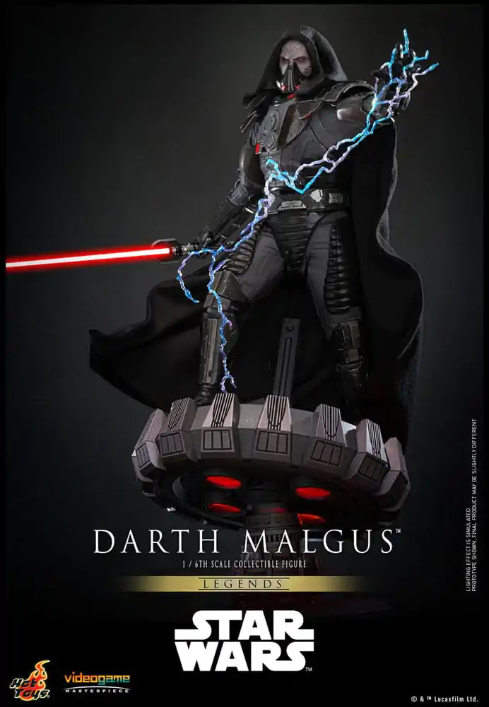 Star Wars Legends Videogame Masterpiece 1/6 Darth Malgus akciófigura 34 cm termékfotó