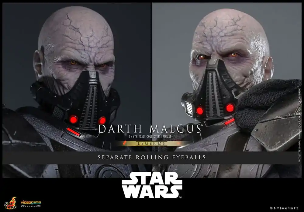 Star Wars Legends Videogame Masterpiece 1/6 Darth Malgus akciófigura 34 cm termékfotó