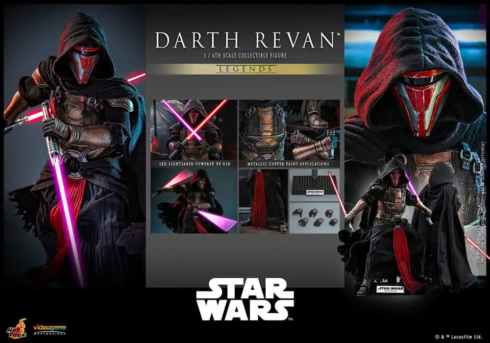 Star Wars Legends Videogame Masterpiece 1/6 Darth Revan akciófigura 31 cm termékfotó