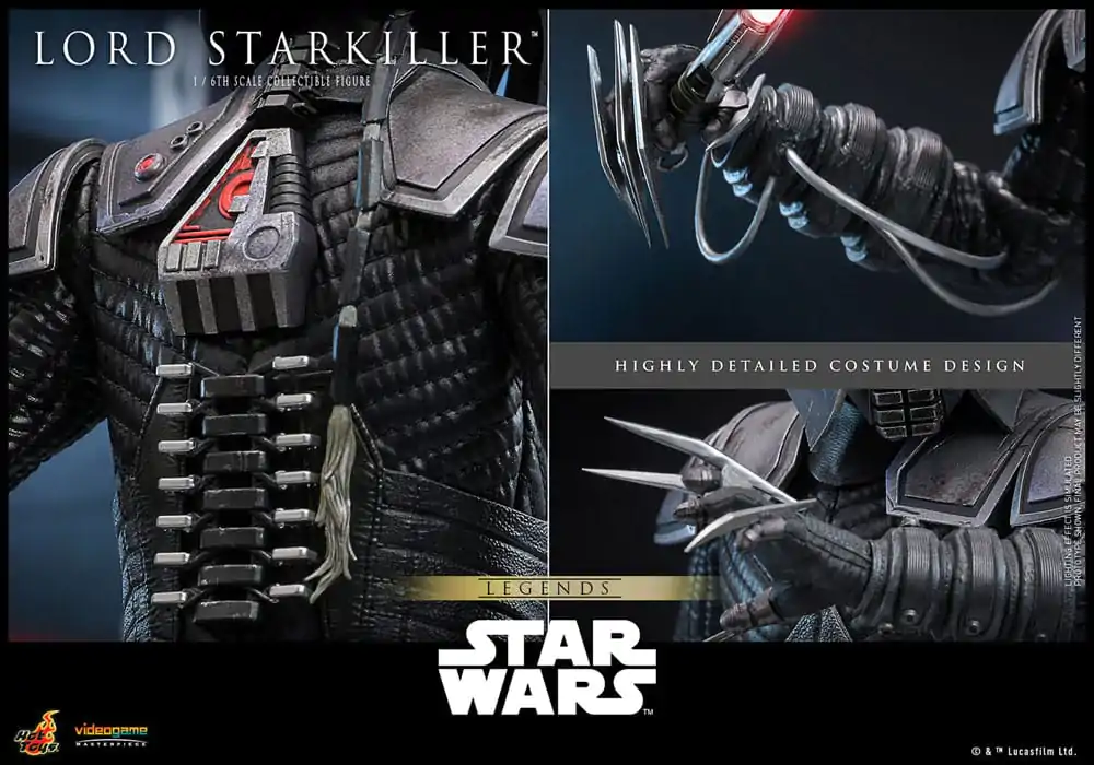 Star Wars Legends Videogame Masterpiece 1/6 Lord Starkiller akciófigura 31 cm termékfotó