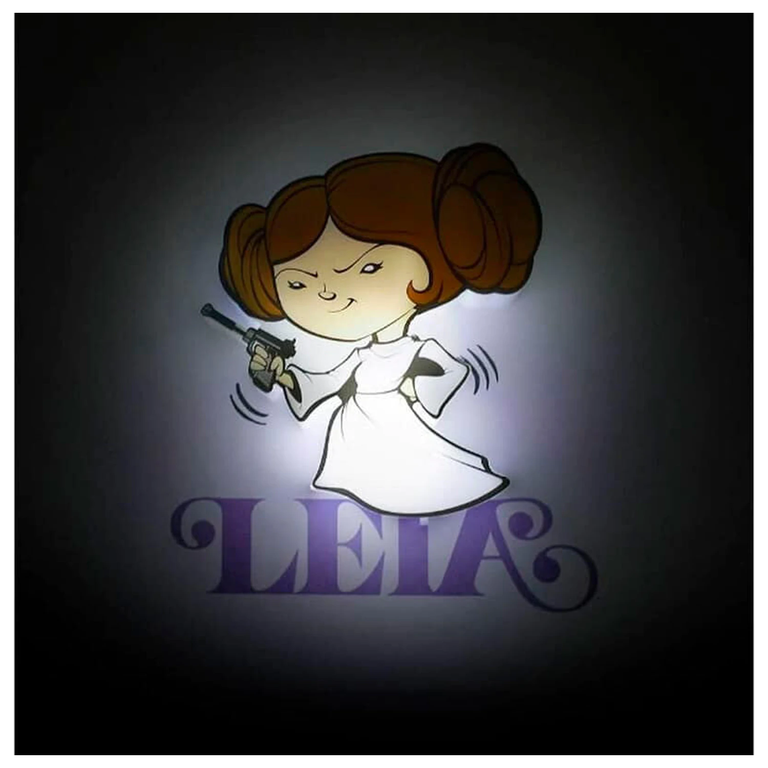 Star Wars Leia 3D FX mini lámpa termékfotó