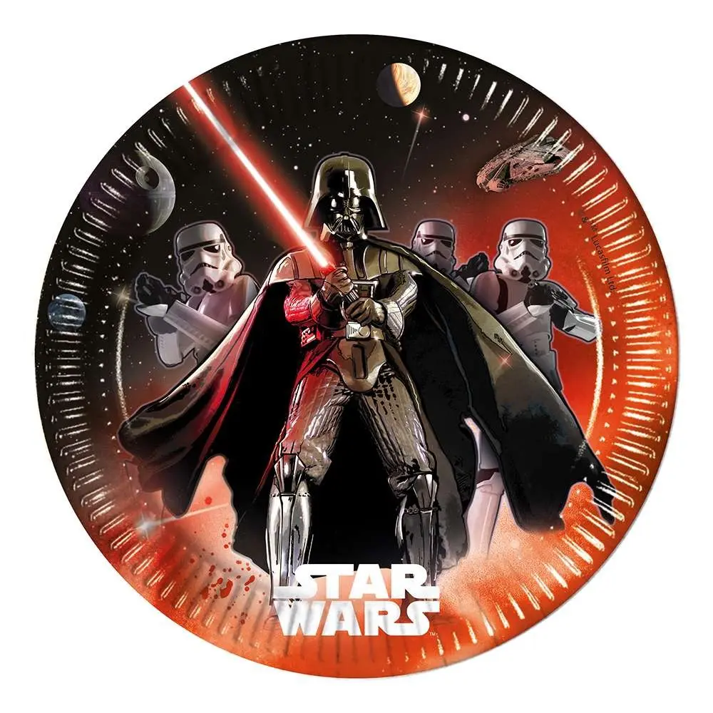 Star Wars Lightsaber, Papírtányér 8 db-os 23 cm termékfotó