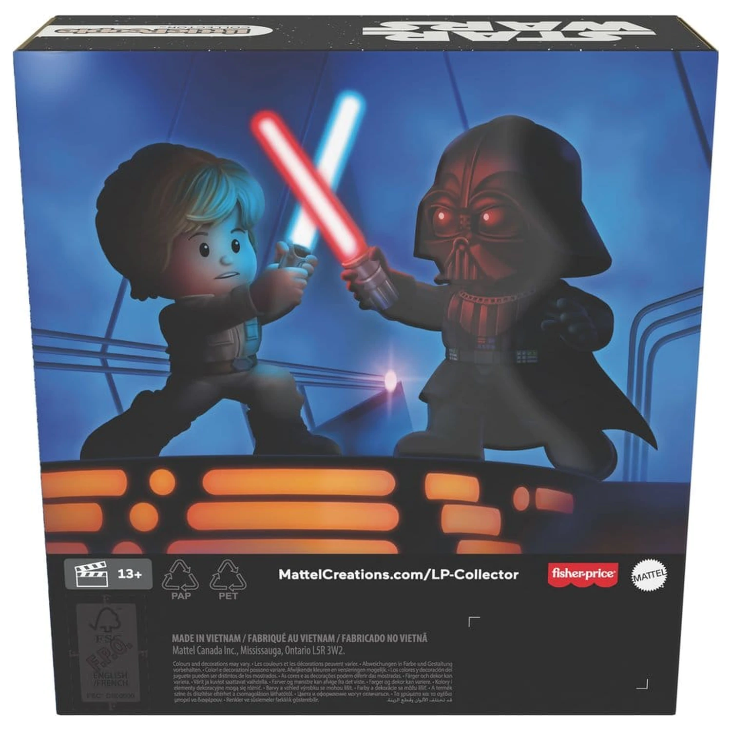 Star Wars Little People Collector 2 db-os Mini figura csomag I Am Your Father 7 cm termékfotó