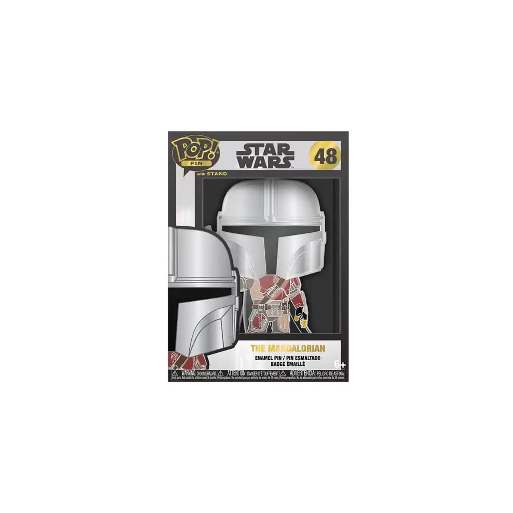 Star Wars Loungefly Funko POP! Enamel Pin Mando 10 cm termékfotó