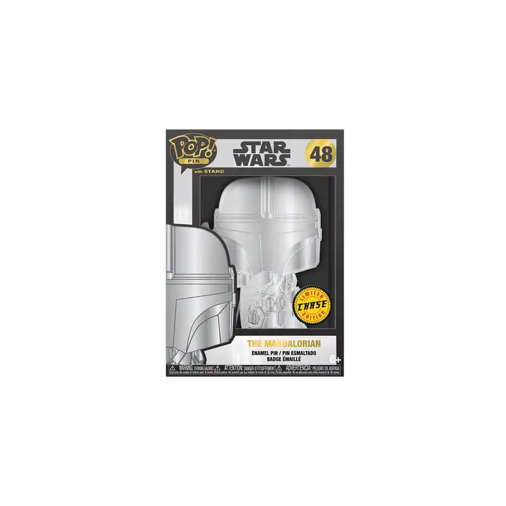 Star Wars Loungefly Funko POP! Enamel Pin Mando 10 cm termékfotó