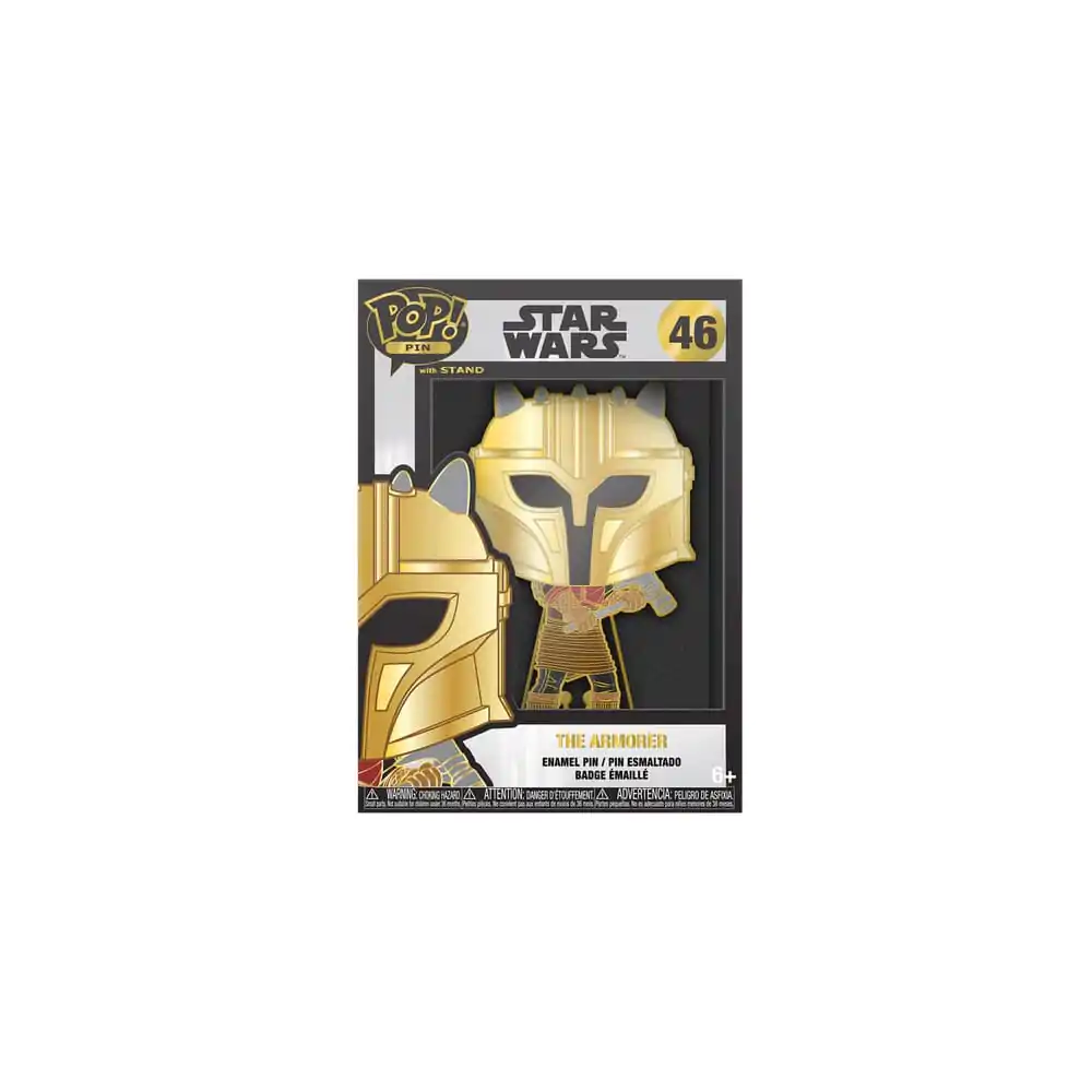 Star Wars Loungefly Funko POP! Enamel Pin The Armorer 10 cm termékfotó