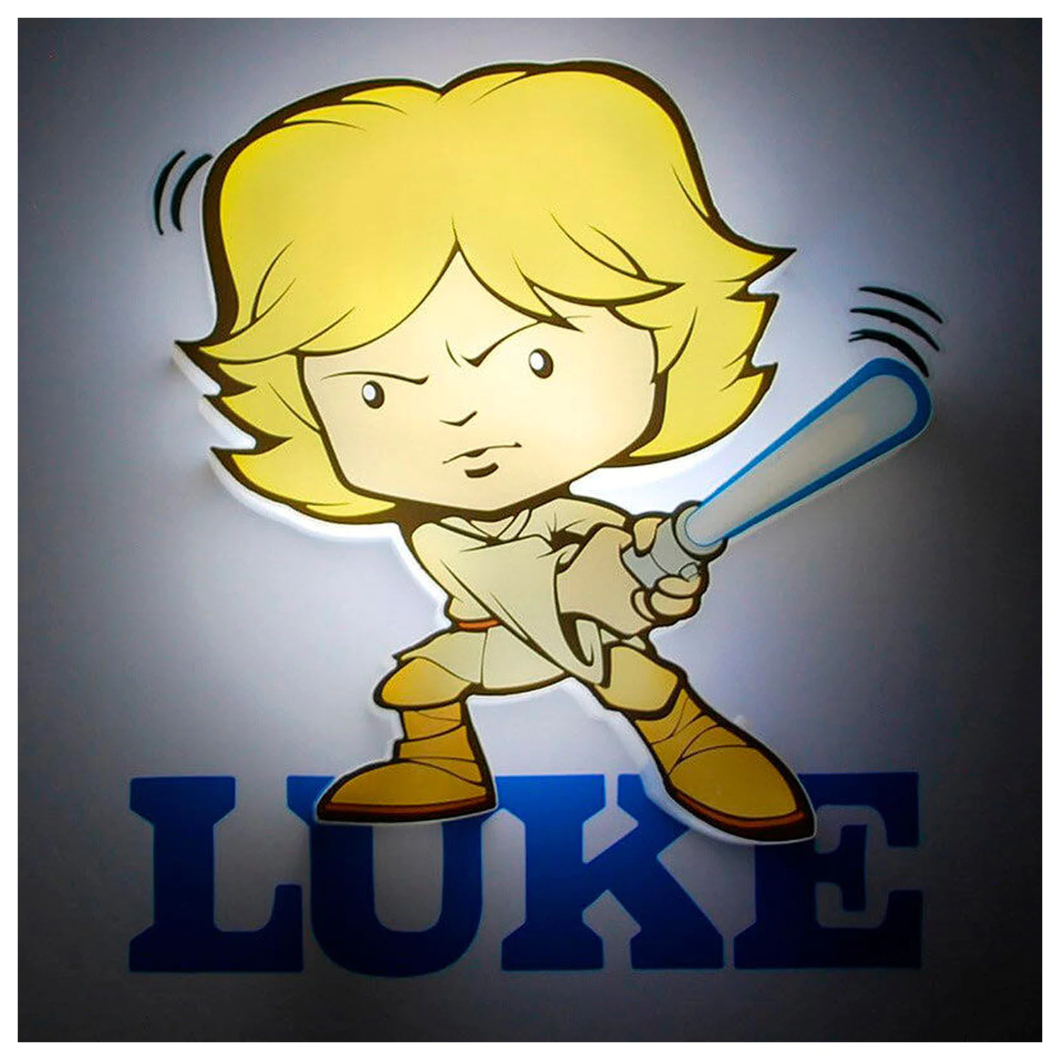 Star Wars Luke Skywalker 3D FX mini lámpa termékfotó