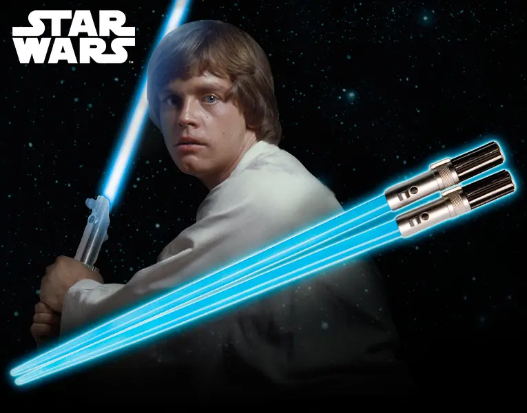 Star Wars Luke Skywalker fénykard formájú evőpálcika (renewal) termékfotó