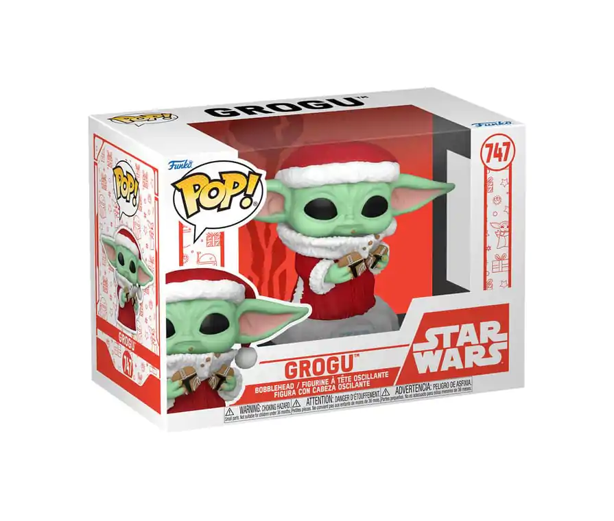 Star Wars: Mandalorian Funko POP! Vinyl figura Holiday Grogu 9 cm termékfotó