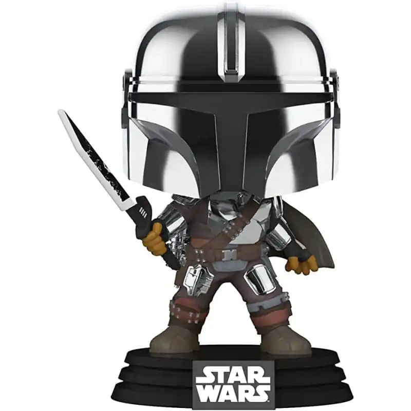 Star Wars: Mandalorian Funko POP! Vinyl figura MandoW/DrkSabr(GW/MT) 9 cm termékfotó