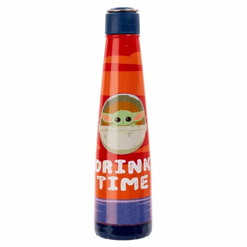 Star Wars Mandalorian Yoda A gyermek Drink Time fém vizespalack termékfotó