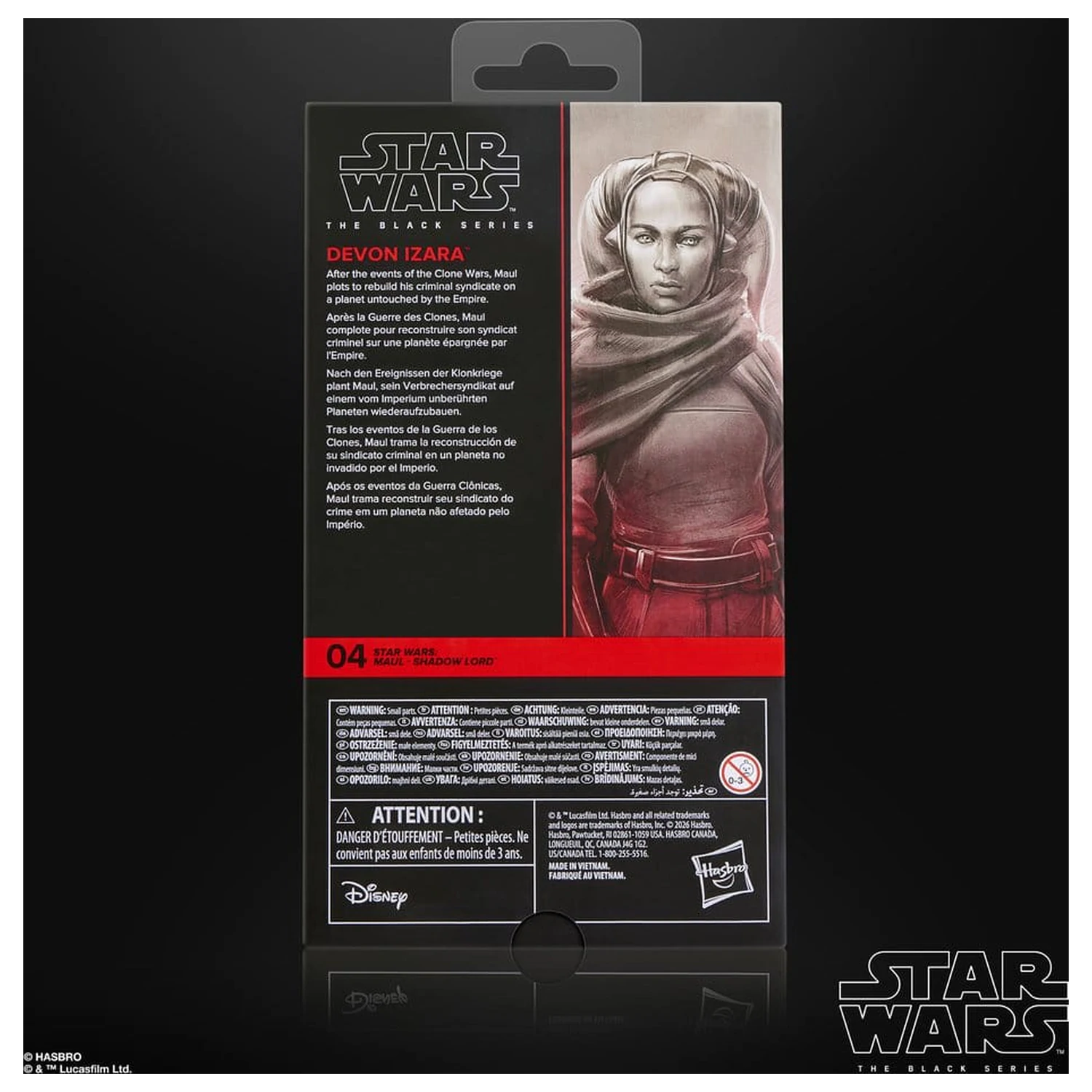 Star Wars: Maul - Shadow Lord Black Series Devon Izara akciófigura 15 cm termékfotó