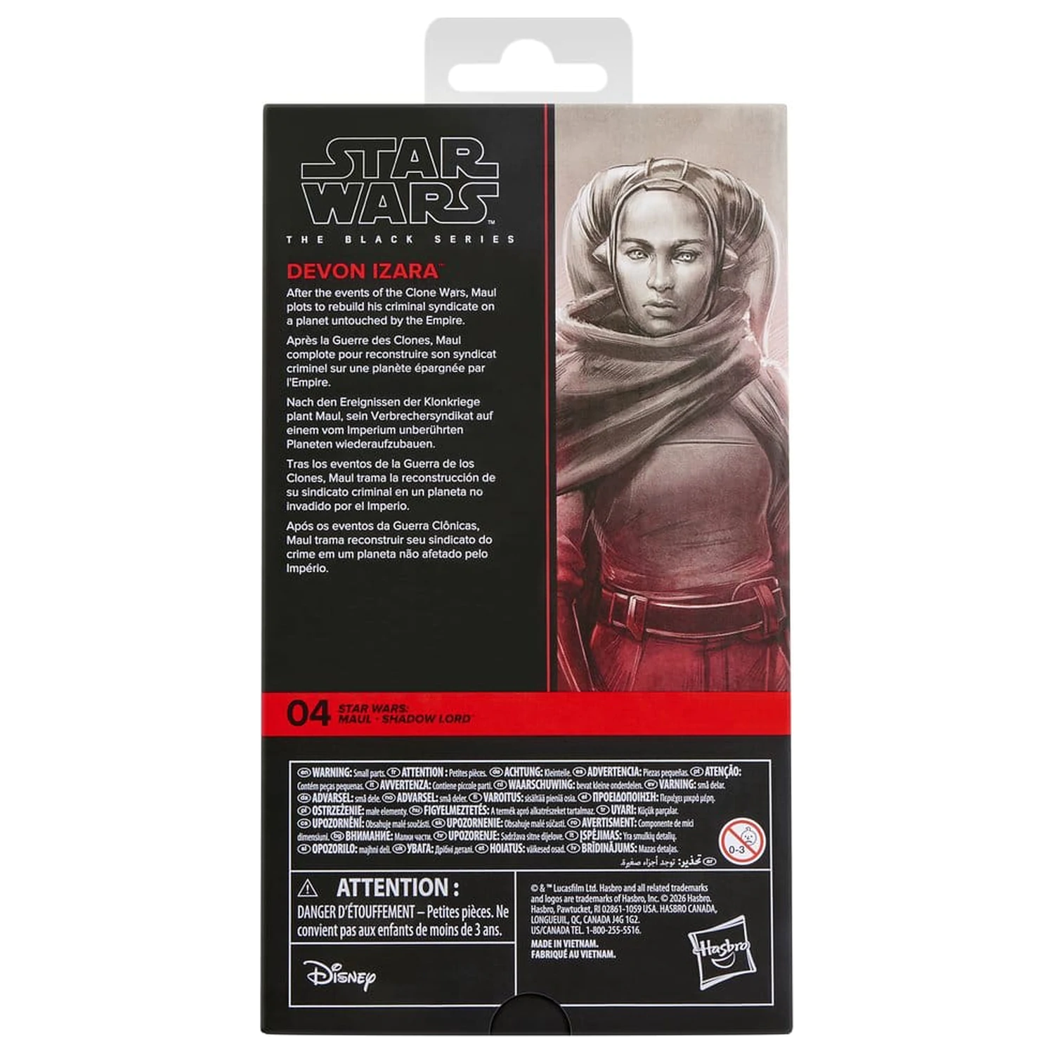 Star Wars: Maul - Shadow Lord Black Series Devon Izara akciófigura 15 cm termékfotó