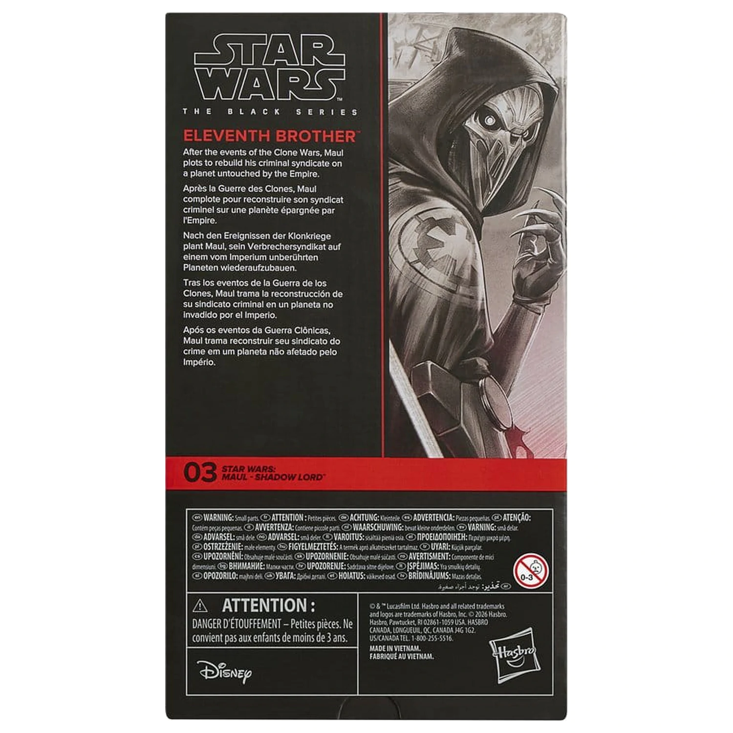 Star Wars: Maul - Shadow Lord Black Series Eleventh Brother akciófigura 15 cm termékfotó