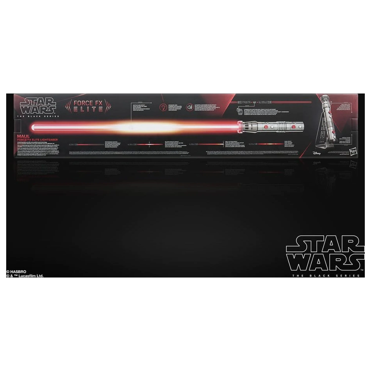 Star Wars: Maul - Shadow Lord Black Series Force FX Elite Maul fénykard replika   termékfotó