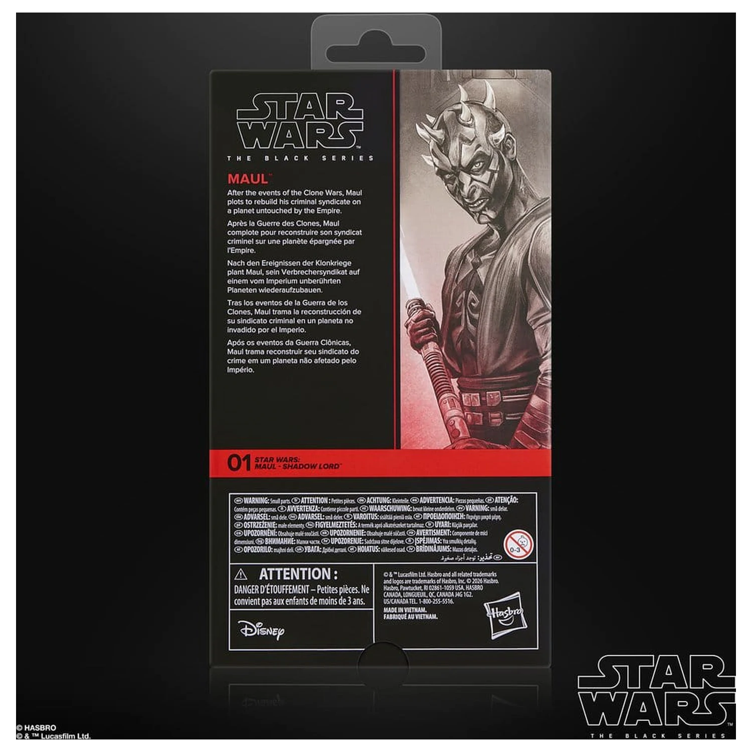 Star Wars: Maul - Shadow Lord Black Series Maul akciófigura 15 cm termékfotó