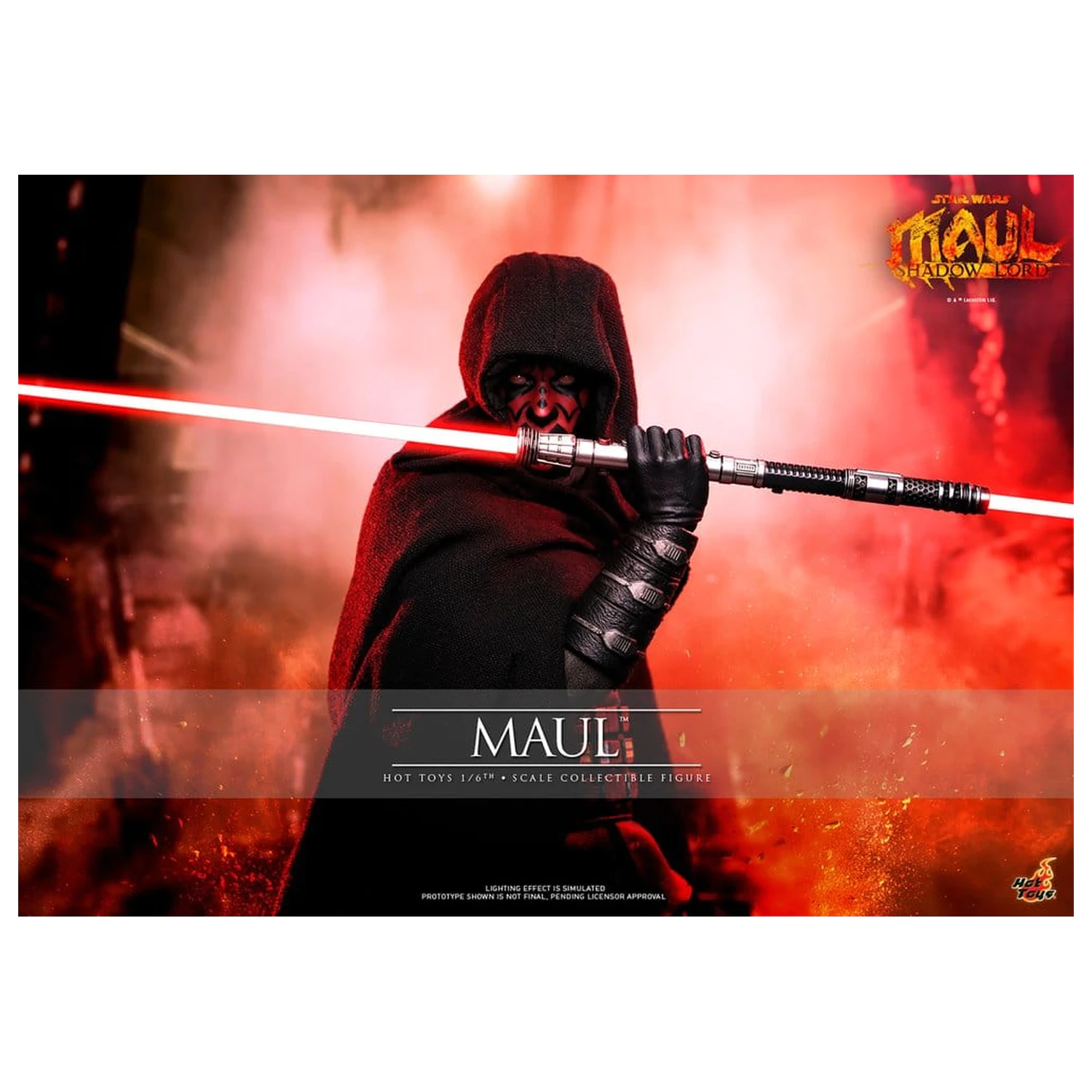 Star Wars: Maul - Shadow Lord Television Masterpiece 1/6 Maul akciófigura 29 cm termékfotó