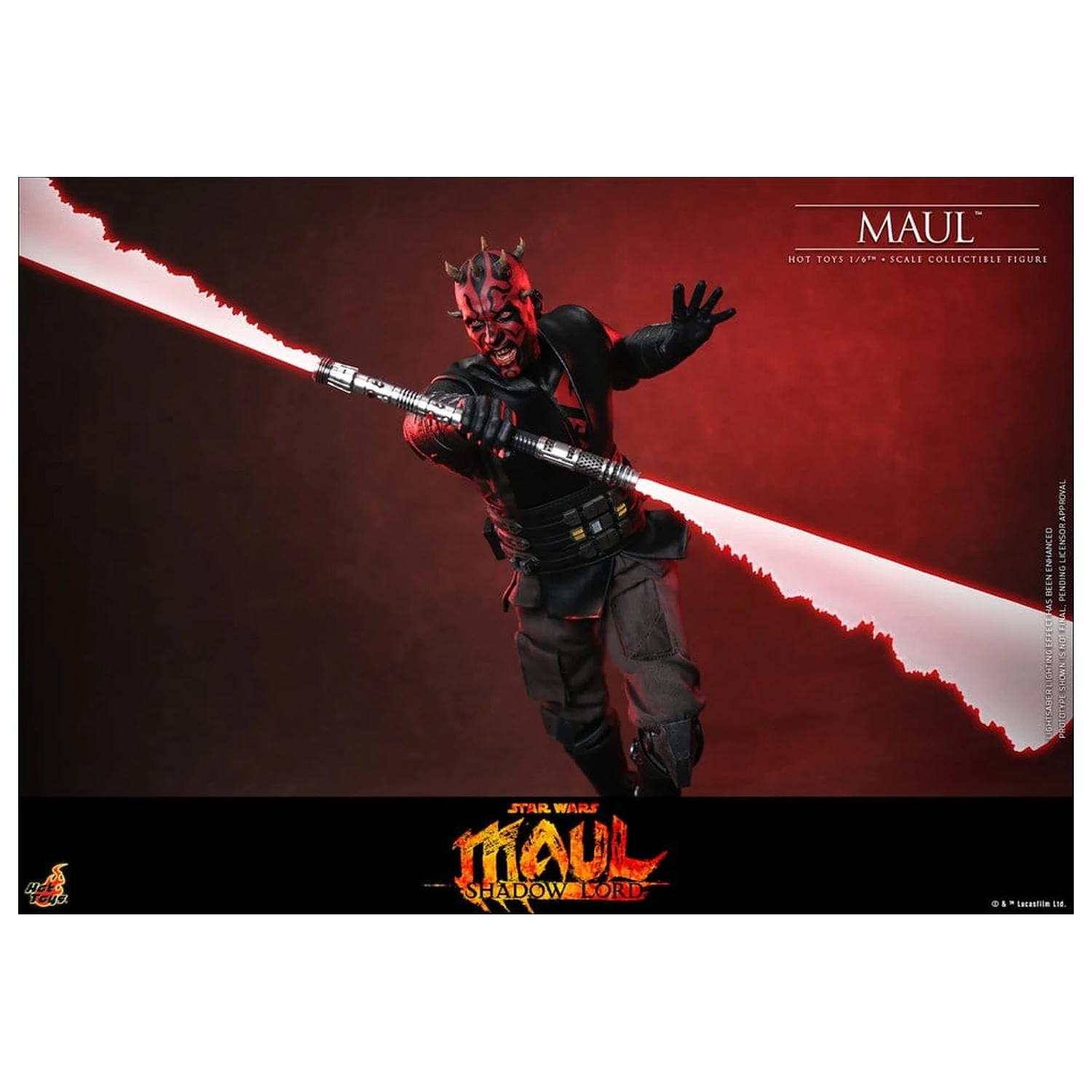 Star Wars: Maul - Shadow Lord Television Masterpiece 1/6 Maul akciófigura 29 cm termékfotó