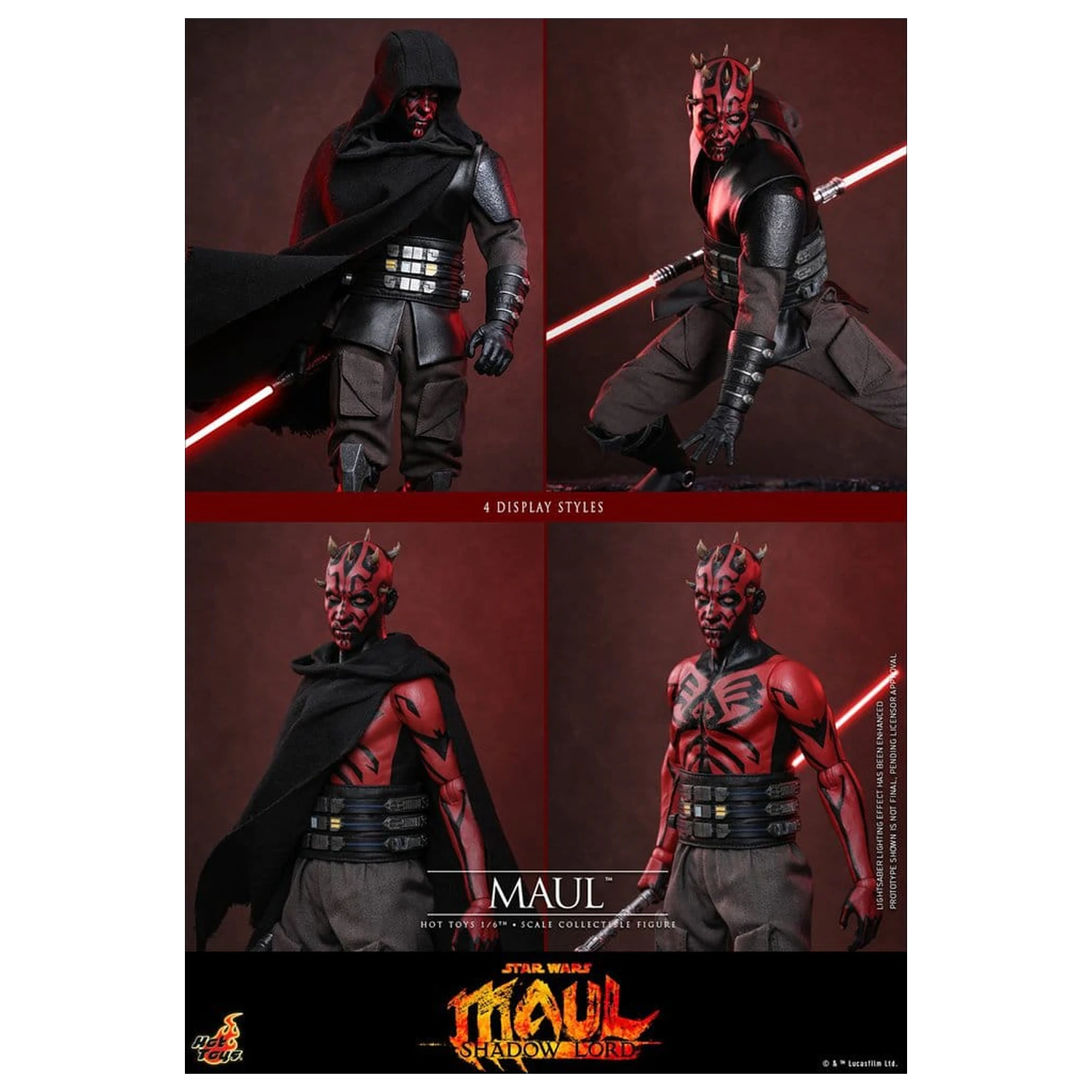 Star Wars: Maul - Shadow Lord Television Masterpiece 1/6 Maul akciófigura 29 cm termékfotó