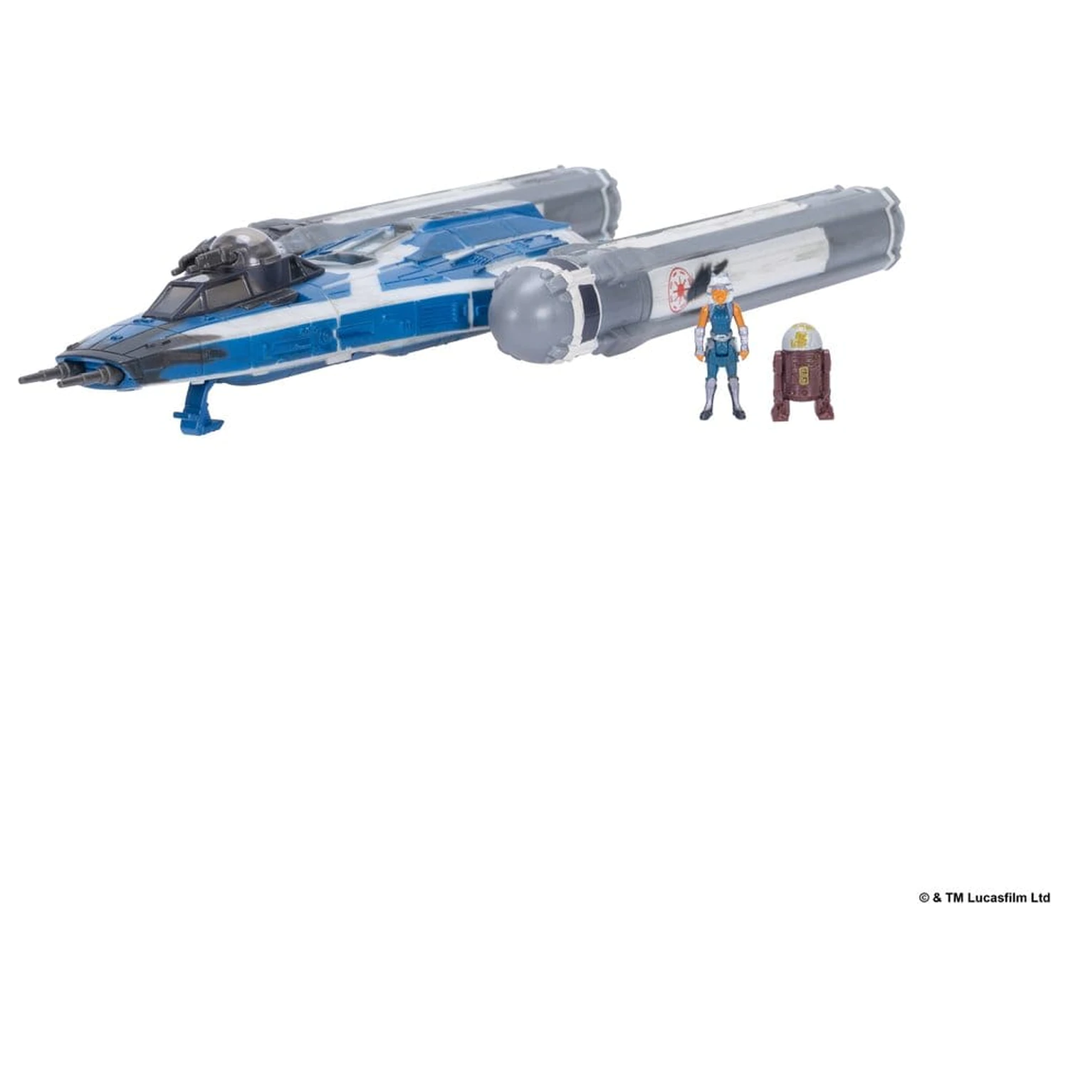 Star Wars Medium jármű & figura BTL-B Y-wing & Ahsoka & R7-A7 termékfotó