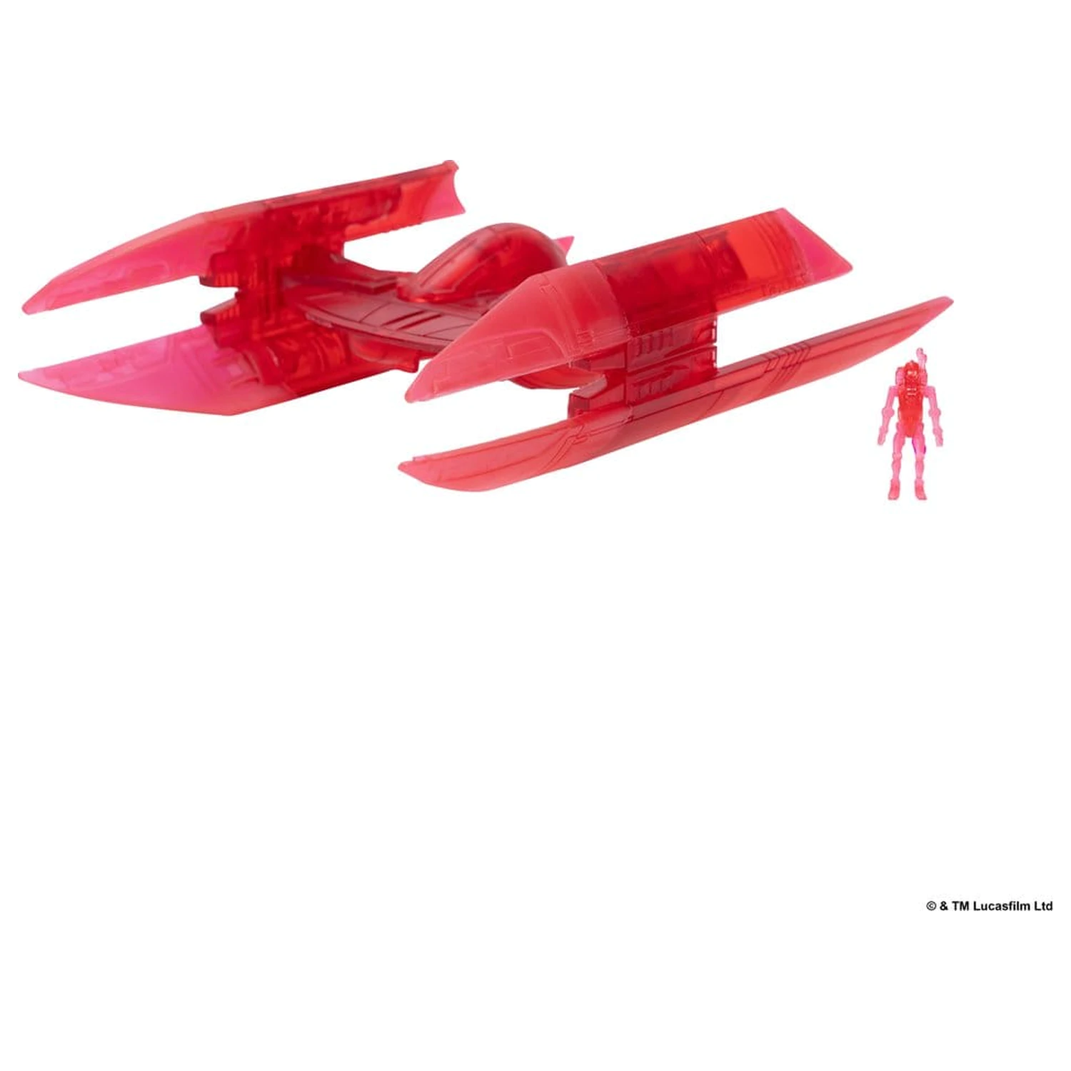 Star Wars Medium jármű & figura Assortment Hyena Vulture Bomber (Red Hologram) & Battle Droid (Chase) termékfotó