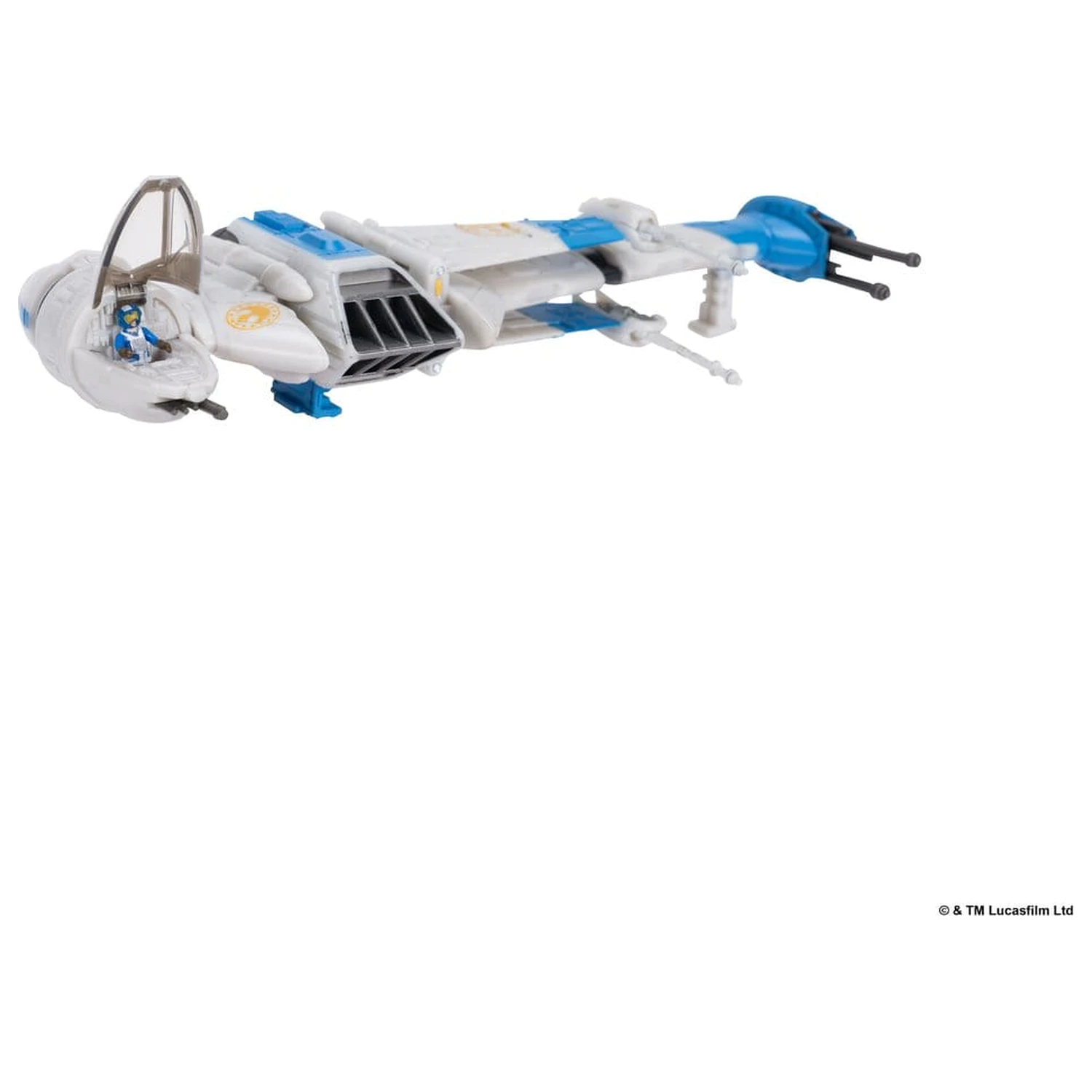 Star Wars Medium jármű & figura New Republic B-wing & B-Wing Pilot termékfotó