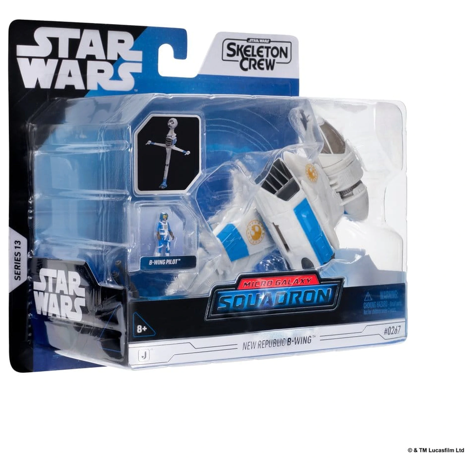 Star Wars Medium jármű & figura New Republic B-wing & B-Wing Pilot termékfotó