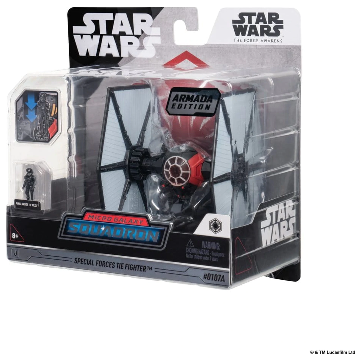 Star Wars Medium jármű & figura Assortment Special Forces TIE Fighter & First Order TIE Pilot (Armada Edition) termékfotó