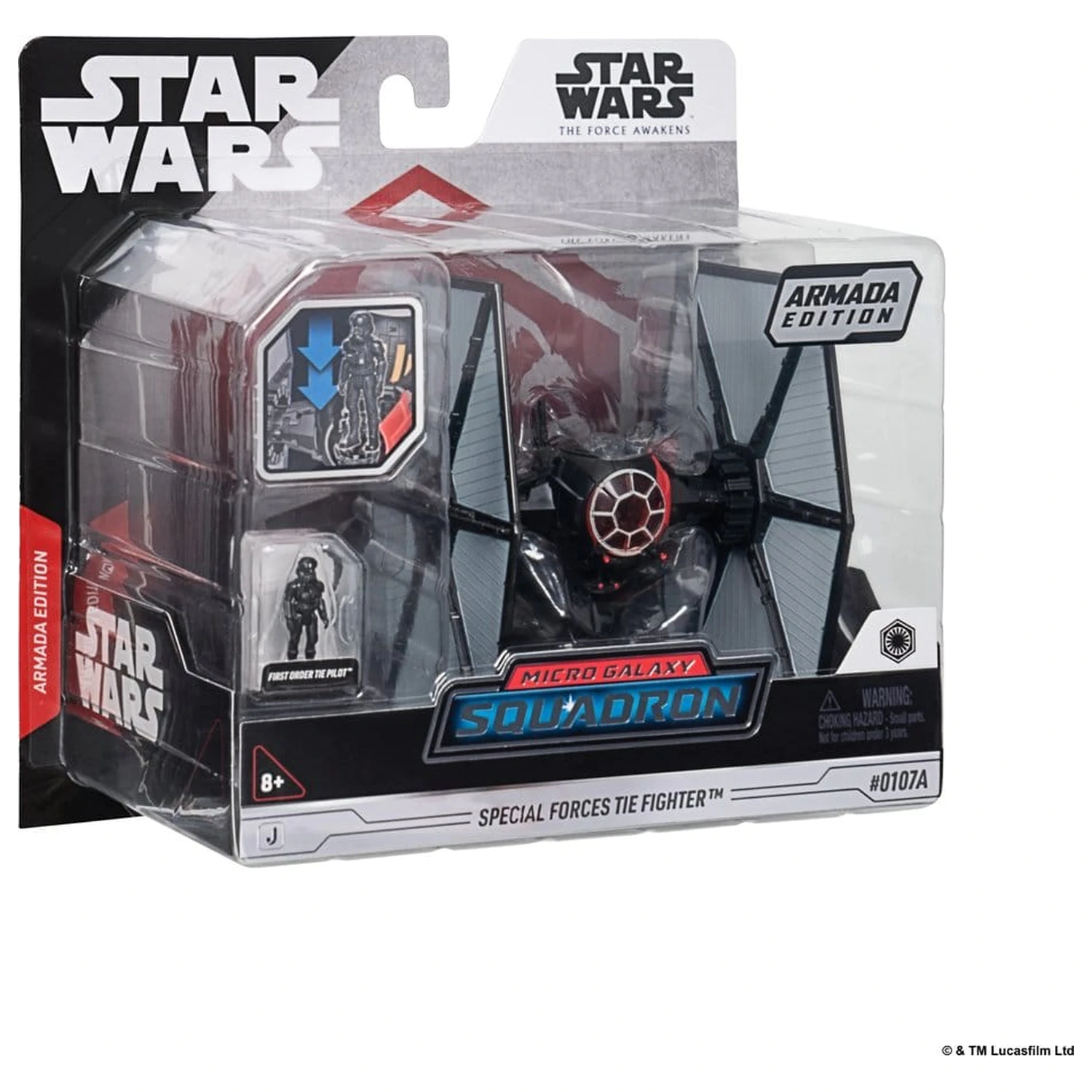 Star Wars Medium jármű & figura Assortment Special Forces TIE Fighter & First Order TIE Pilot (Armada Edition) termékfotó