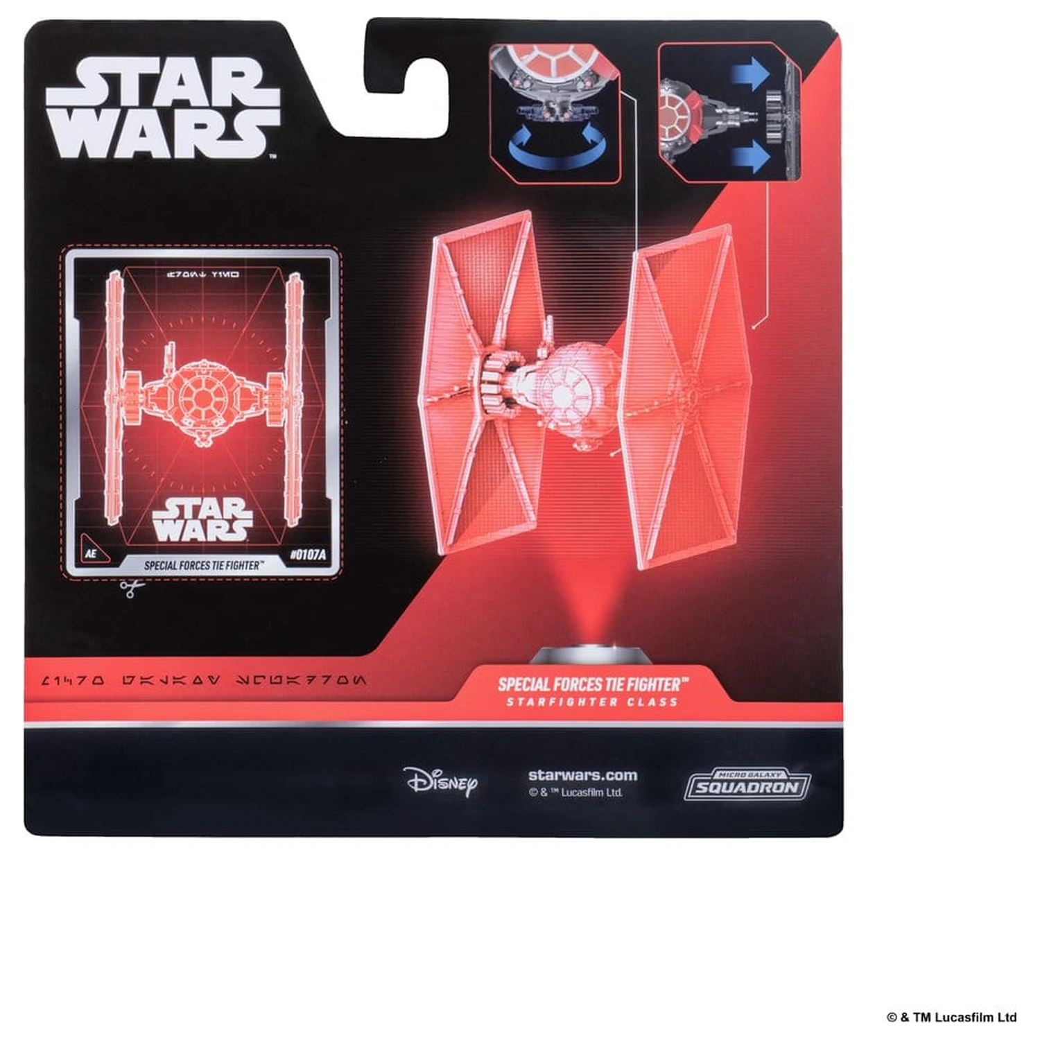 Star Wars Medium jármű & figura Assortment Special Forces TIE Fighter & First Order TIE Pilot (Armada Edition) termékfotó
