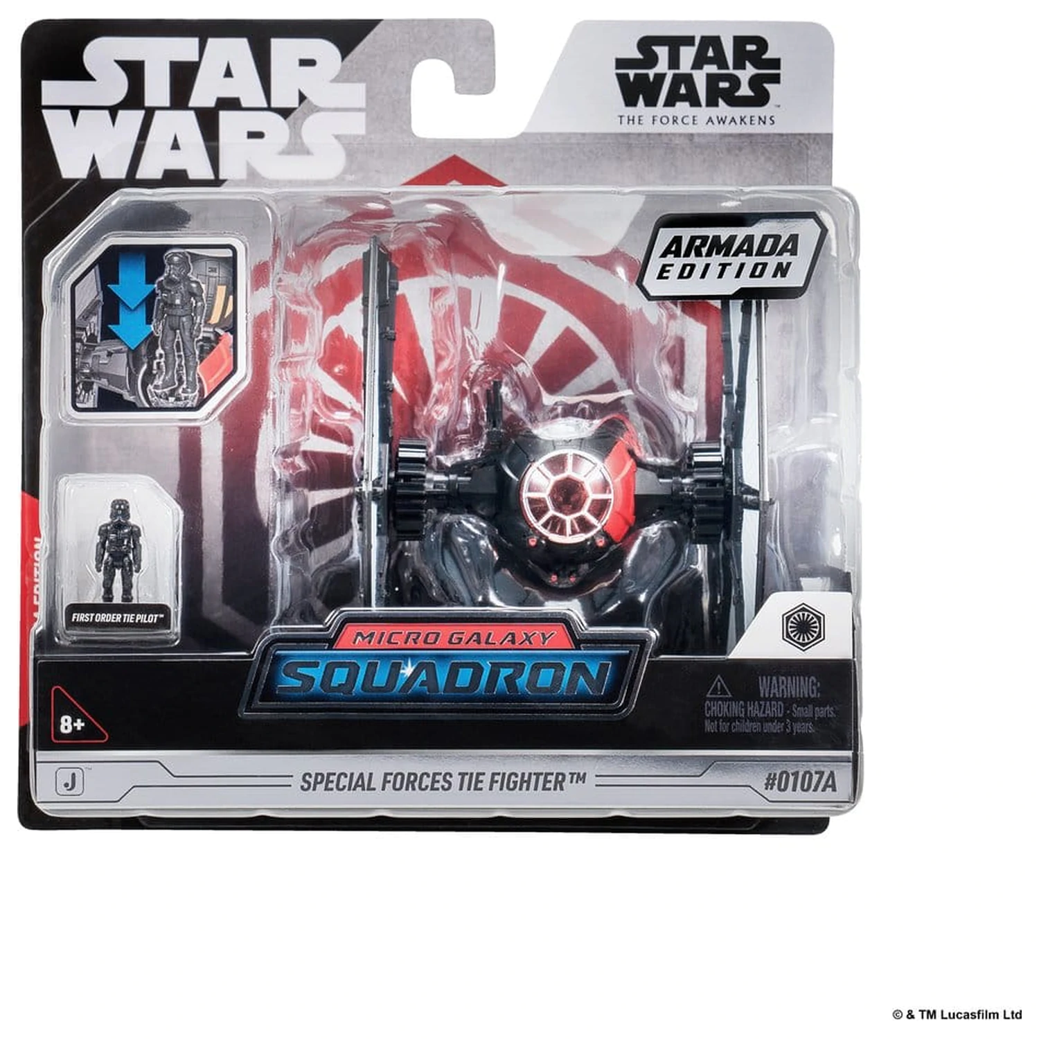 Star Wars Medium jármű & figura Assortment Special Forces TIE Fighter & First Order TIE Pilot (Armada Edition) termékfotó