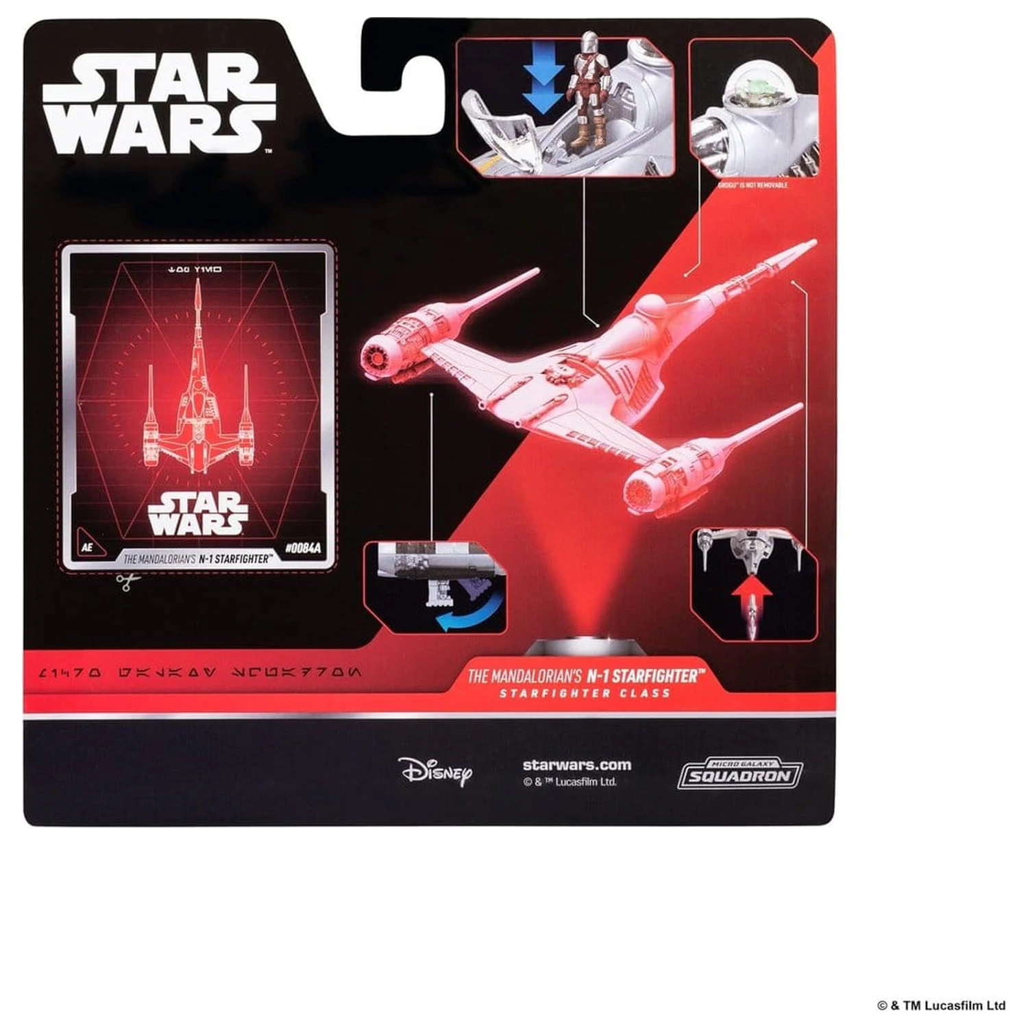 Star Wars Medium N1 with Mando jármű 13 cm termékfotó