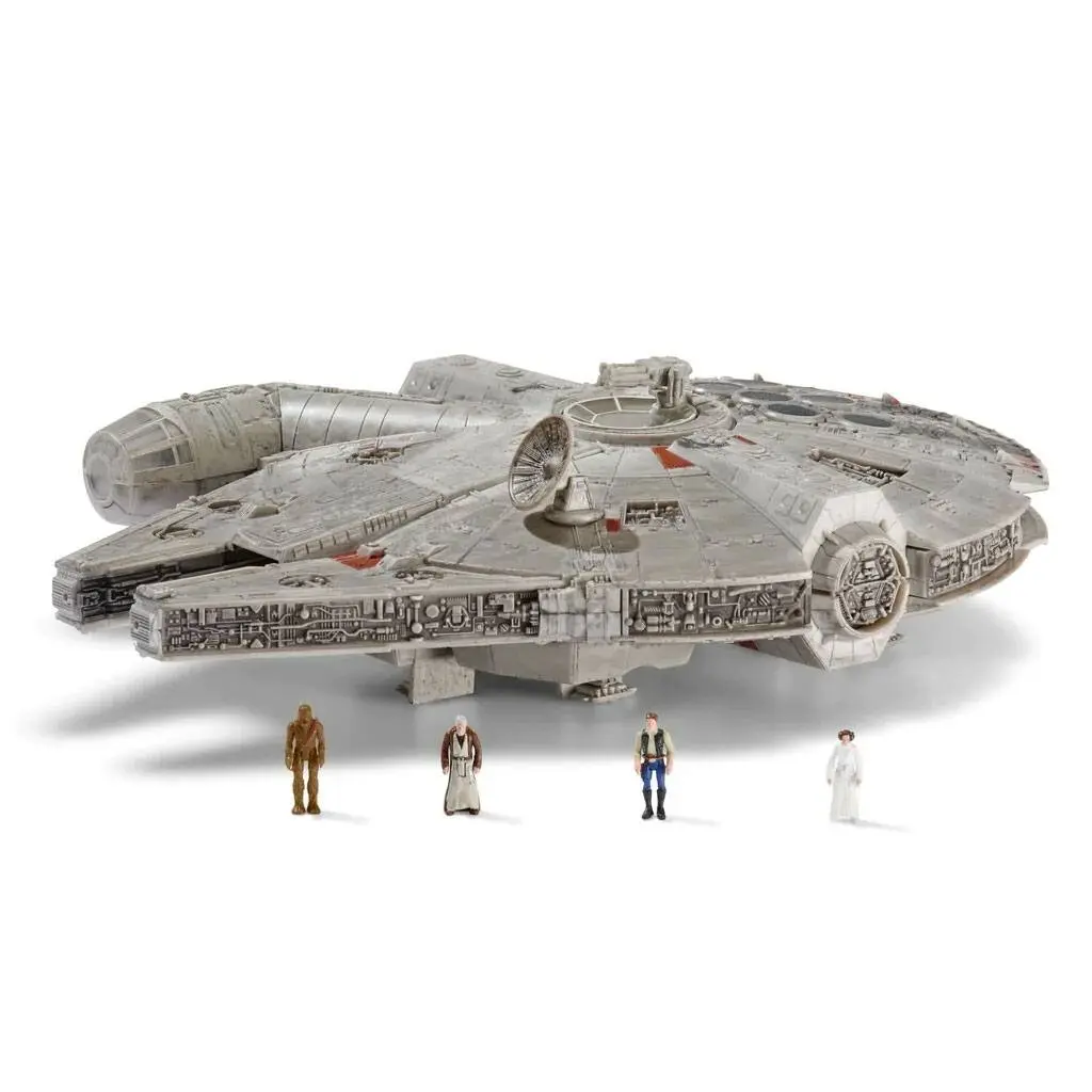 Star Wars Micro Galaxy Squadron Feature Millennium Falcon jármű és figura csomag 22 cm termékfotó