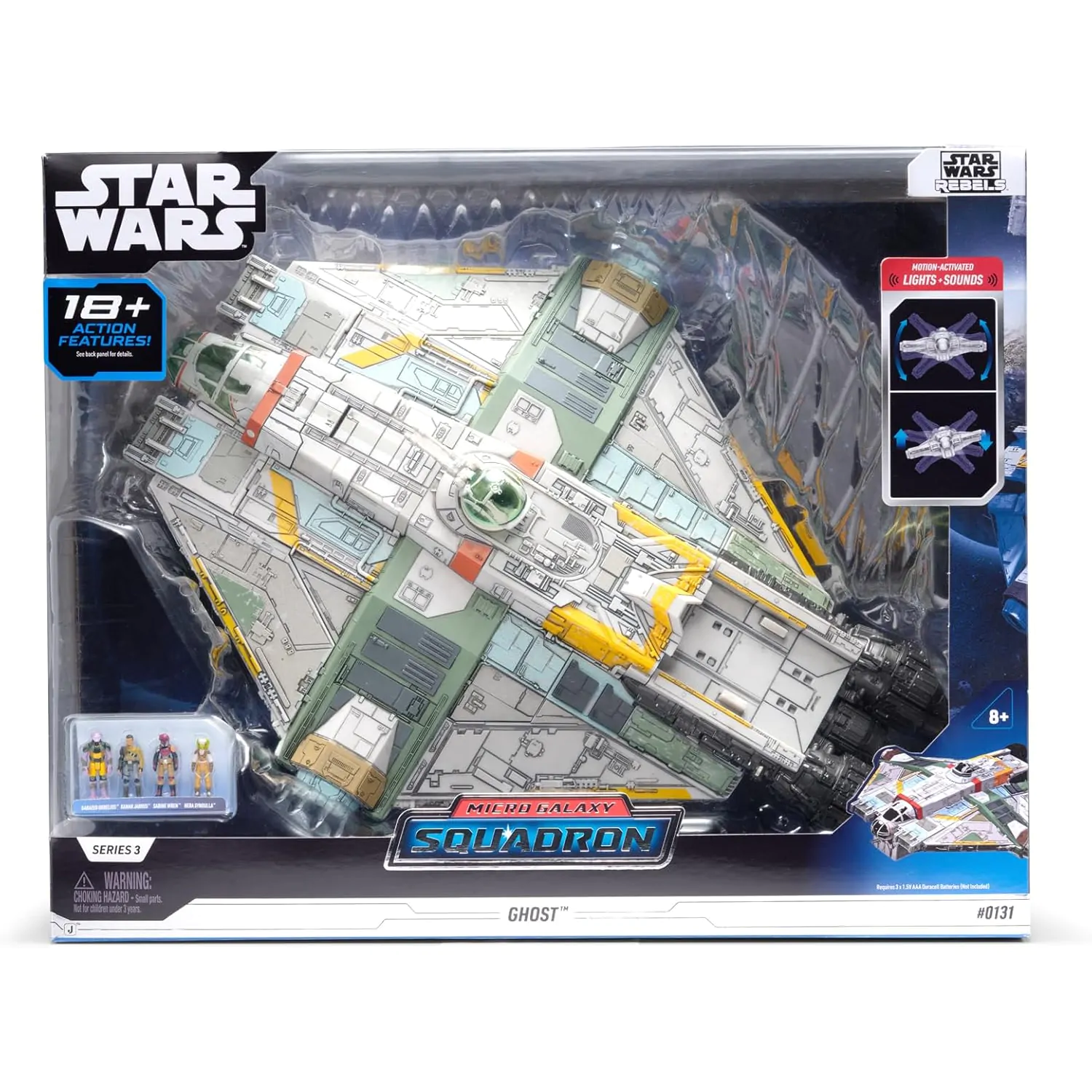 Star Wars Micro Galaxy Squadron Ghost jármű és figura csomag termékfotó