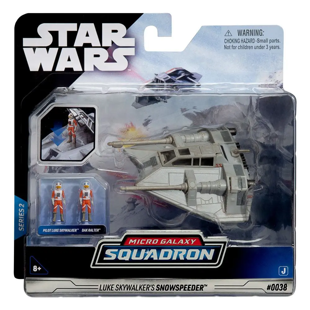 Star Wars Micro Galaxy Squadron Luke Skywalker`s Snowspeeder jármű és figura csomag 12 cm termékfotó
