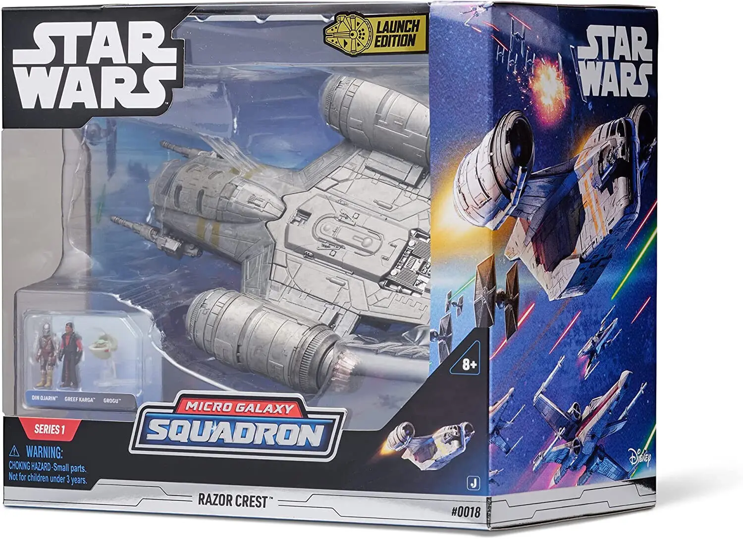 Star Wars Micro Galaxy Squadron Razor Crest jármű és figura csomag 20 cm termékfotó