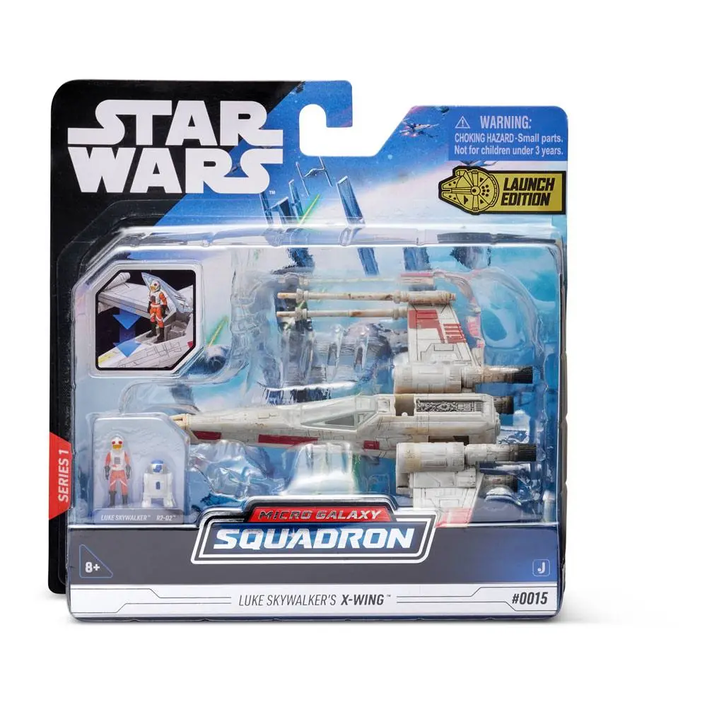 Star Wars Micro Galaxy Squadron Skywalker`s X-Wing jármű és figura csomag 12 cm termékfotó