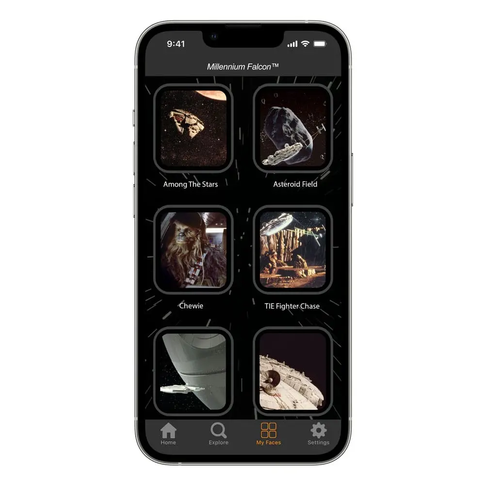 Star Wars Millennium Falcon óraszíj okosórákhoz termékfotó