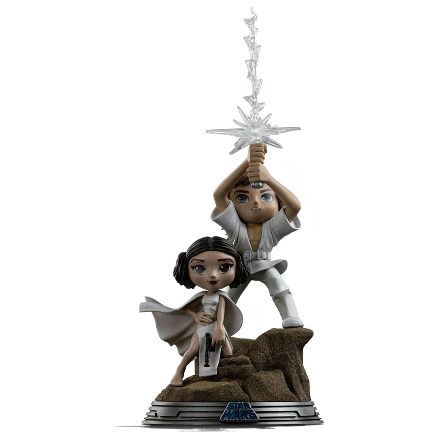 Star Wars Mini Co. Luke & Leia PVC figura 30 cm  termékfotó