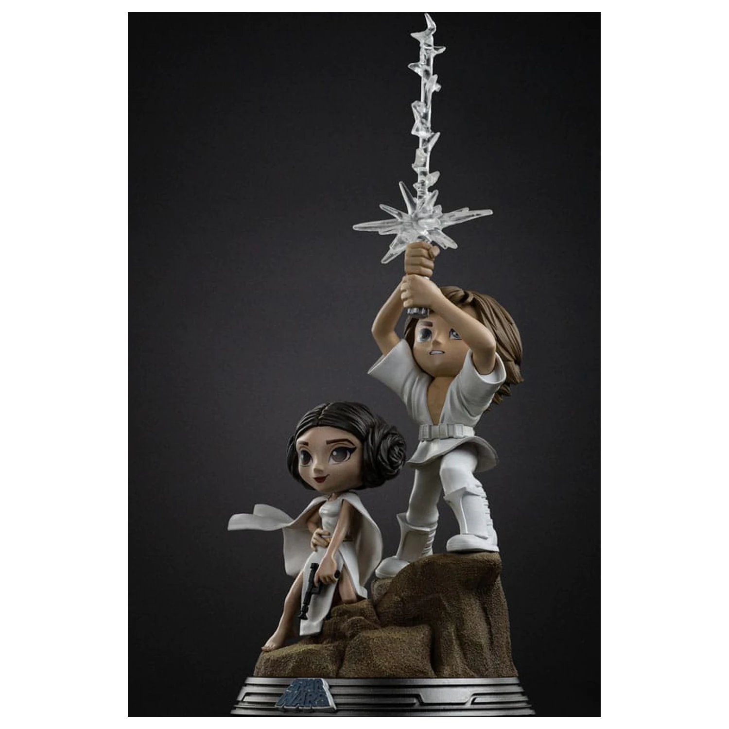 Star Wars Mini Co. Luke & Leia PVC figura 30 cm  termékfotó