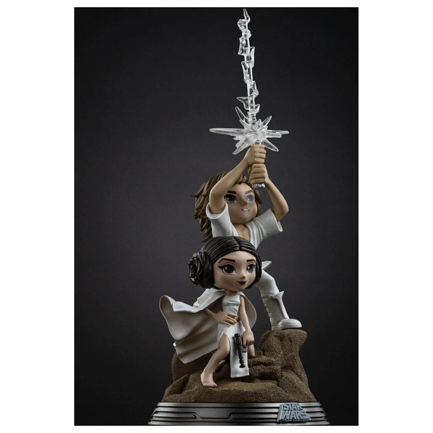 Star Wars Mini Co. Luke & Leia PVC figura 30 cm  termékfotó